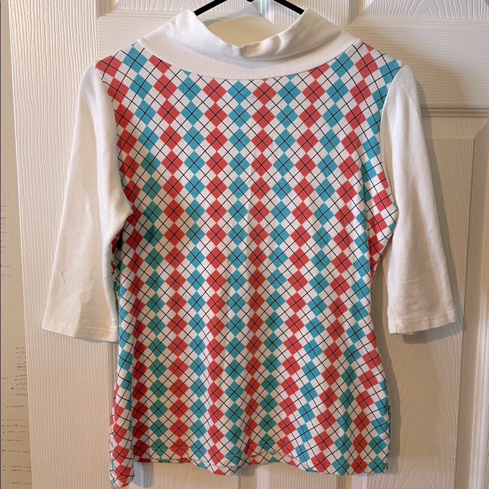 Atomic pinup blouse size L by Mandie Bee.